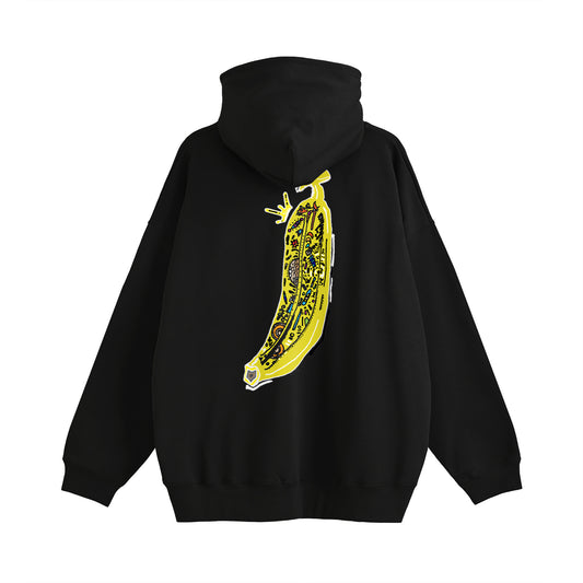 Bananatin loose-fit hoodie