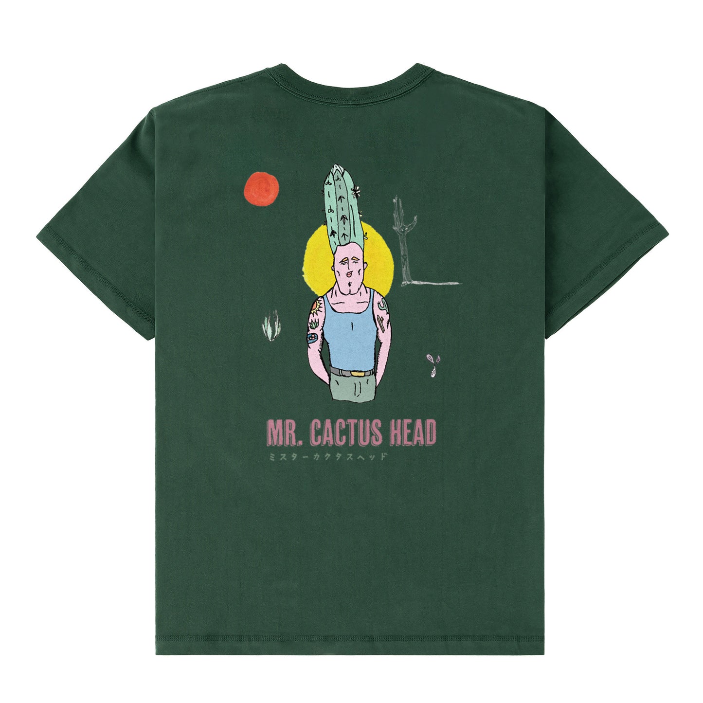 Mr. Cactus Head T-shirts