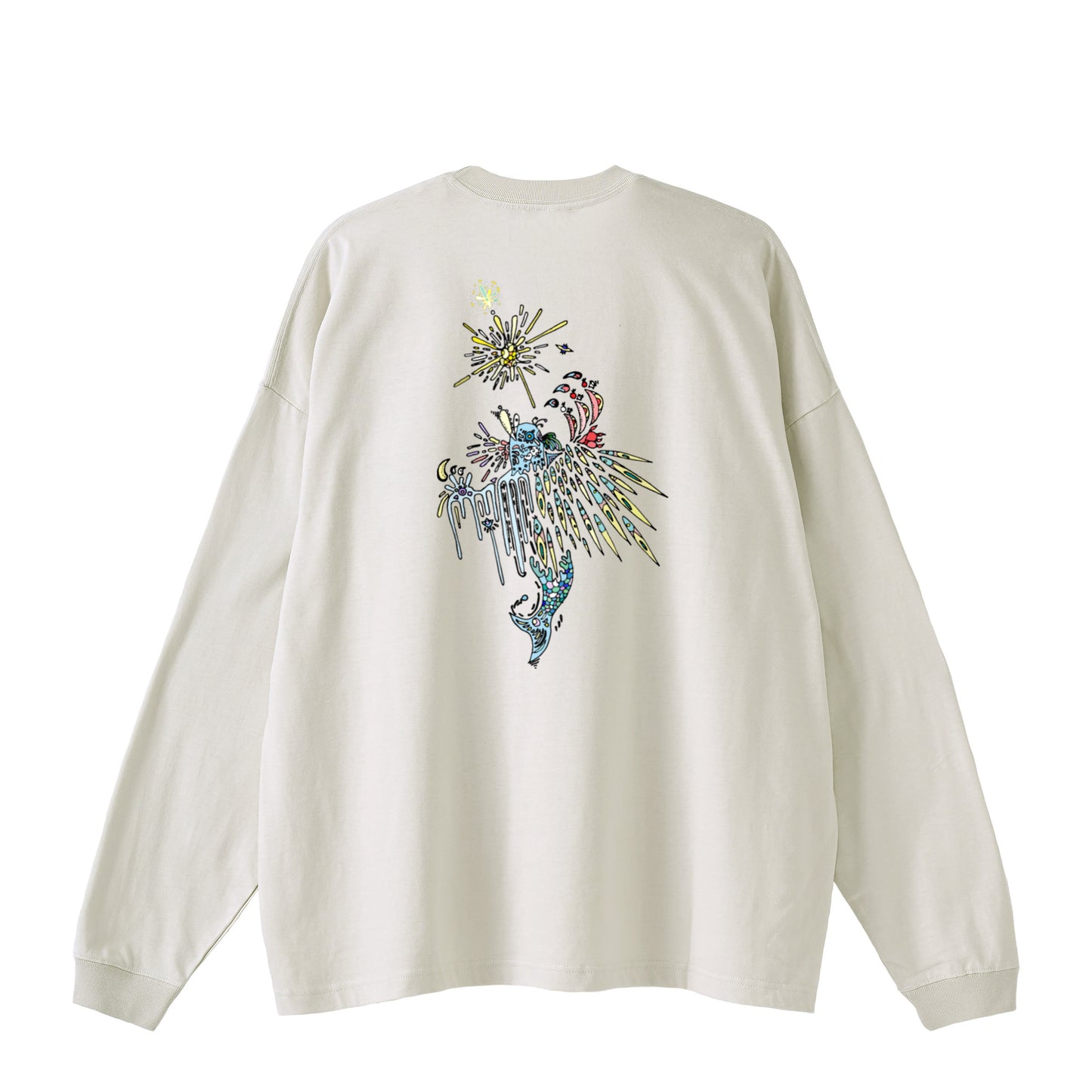 Guobirdon loose-fitting silhouette long sleeve T