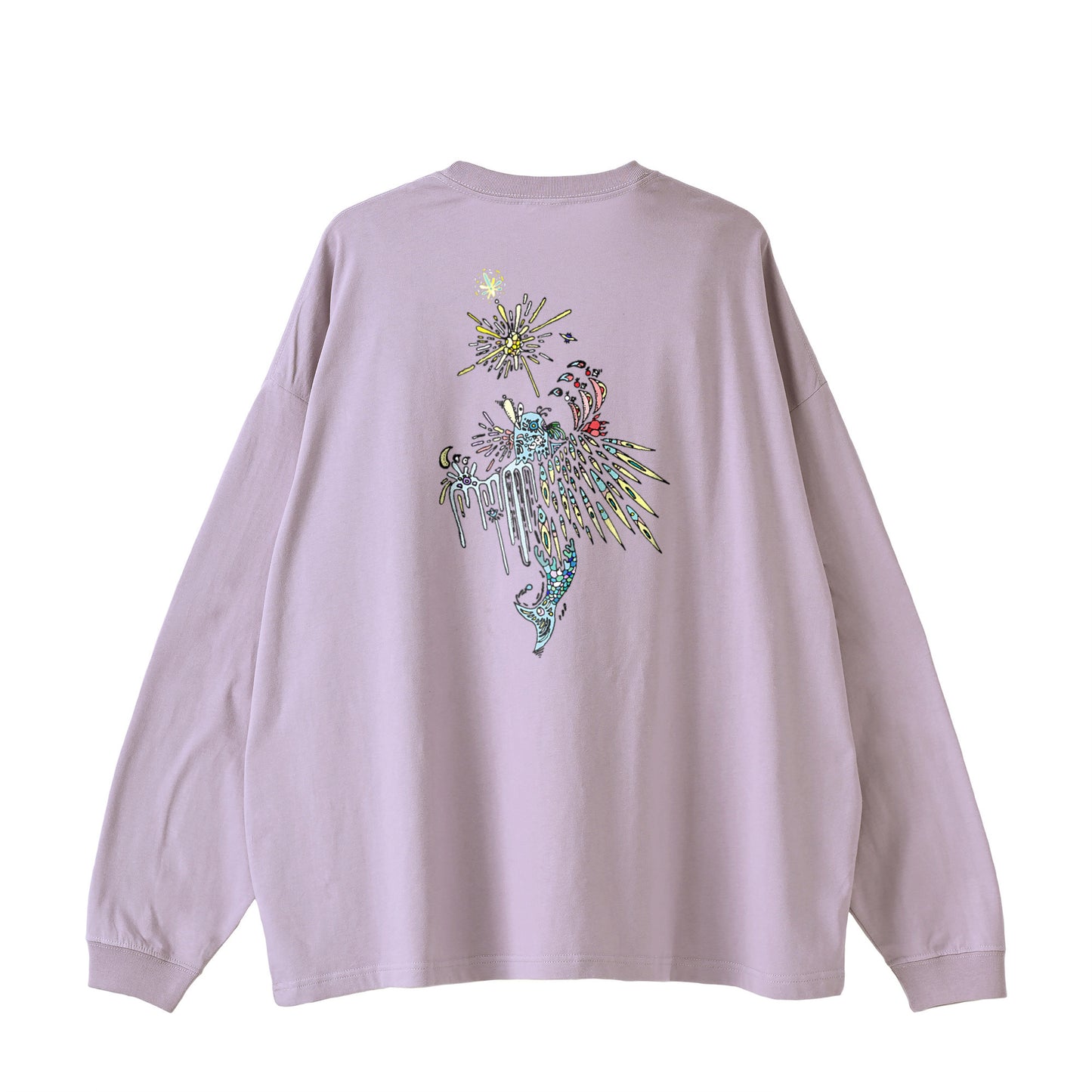 Guobirdon loose-fitting silhouette long sleeve T